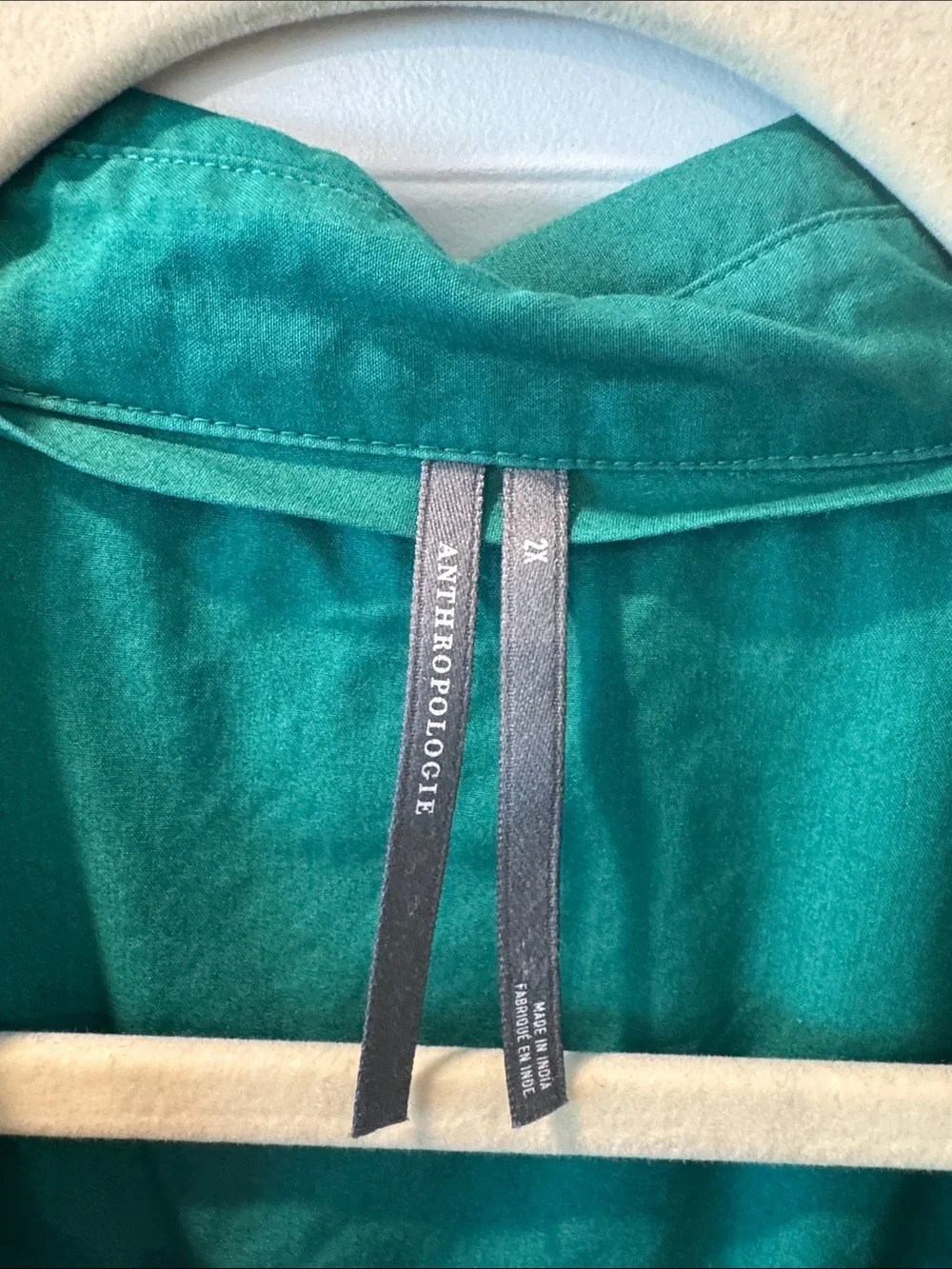Anthropologie Emerald Somerset Maxi Dress 2x - Picture 2 of 4